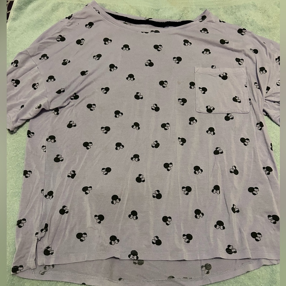 Mickey Mouse T-shirt, lilac color, size S
